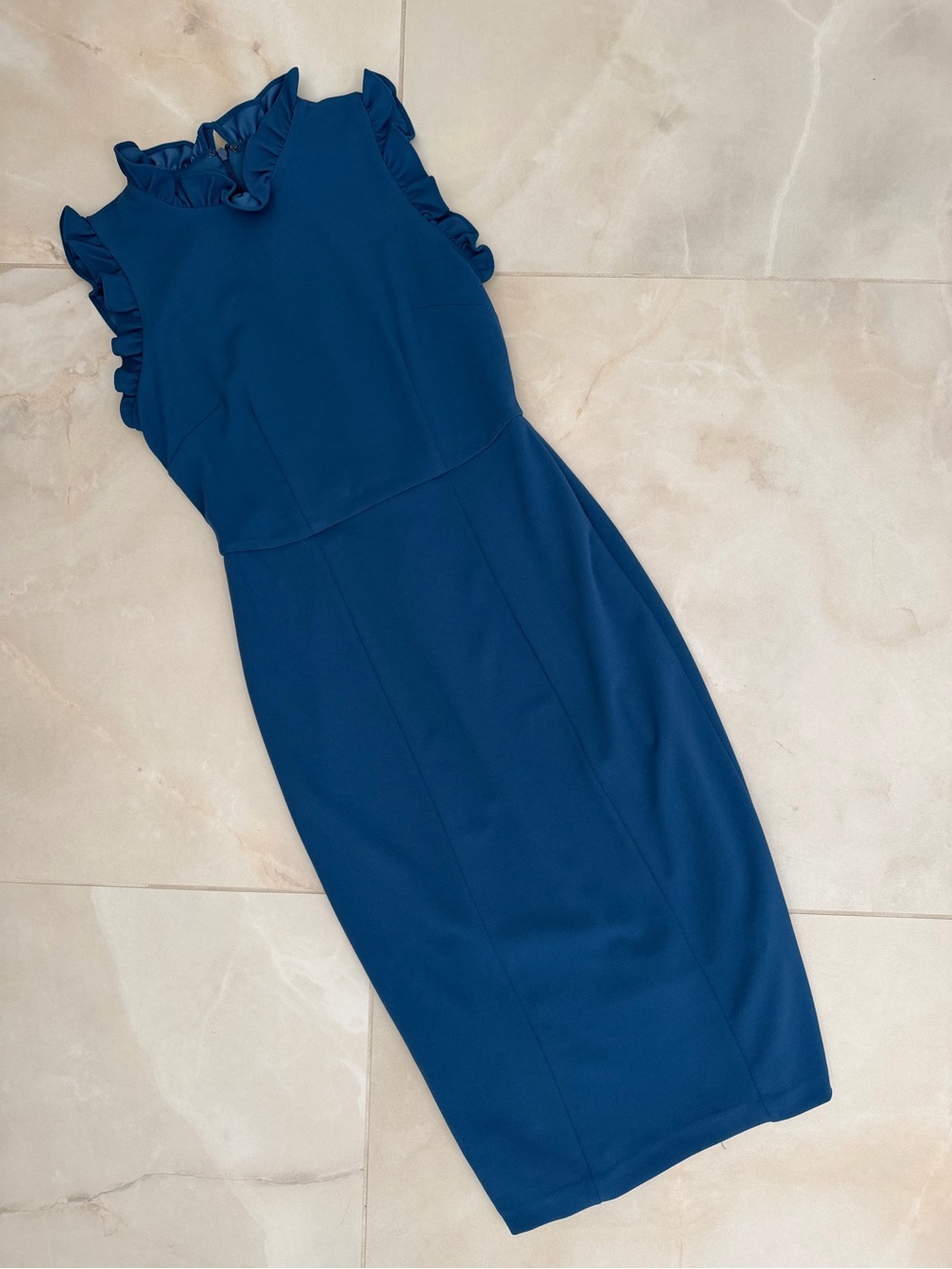 MAGGY LONDON Ruffle Sleeve Dress